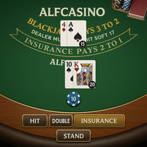 Alfcasino - Blackjack Table Game - Klasična mizna igra