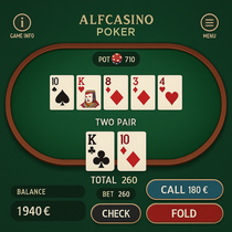 Alfcasino - Poker Table Game - Texas Hold'em variacije